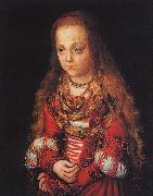 CRANACH, Lucas the Elder A Princess of Saxony dfg